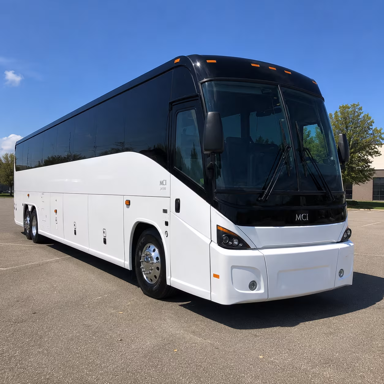 woodland charter bus