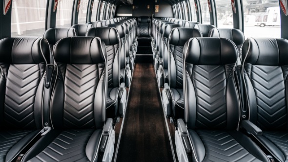 54 passenger charter bus rental davis