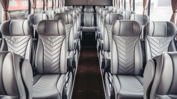 55 passenger charter bus interior davis