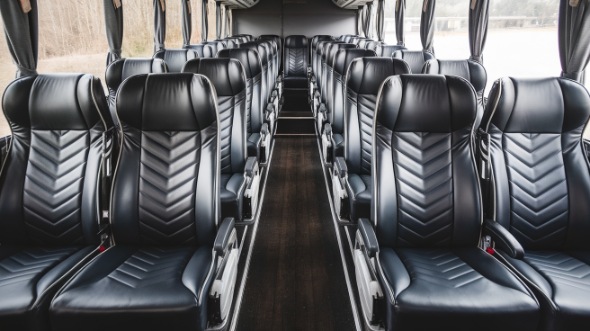 55 passenger charter bus rental davis