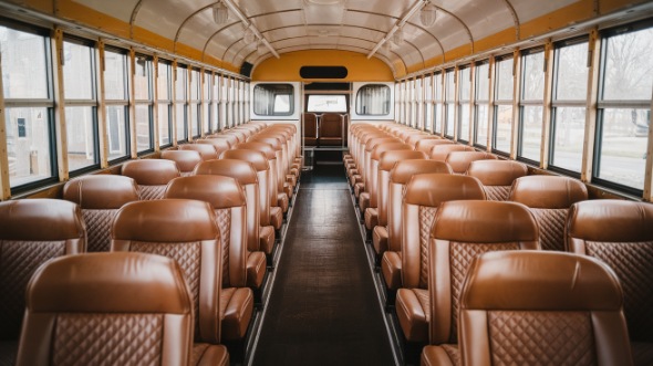 elk grove school bus rental inside